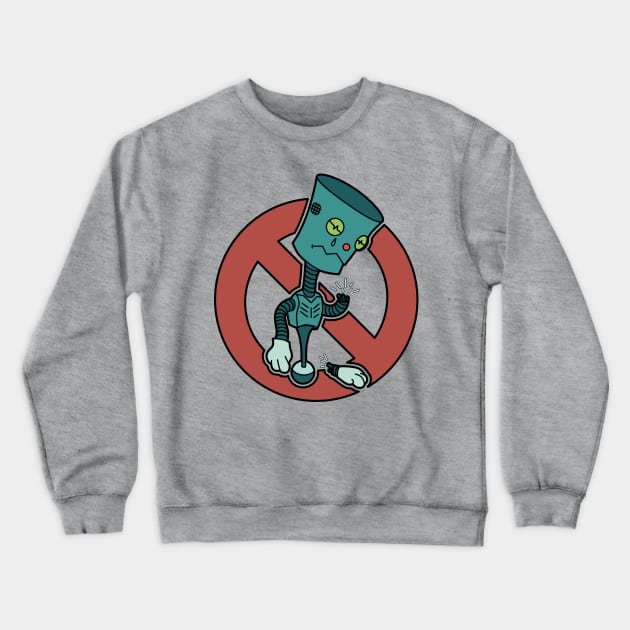 Safety First Crewneck Sweatshirt by CrimsonsDesign